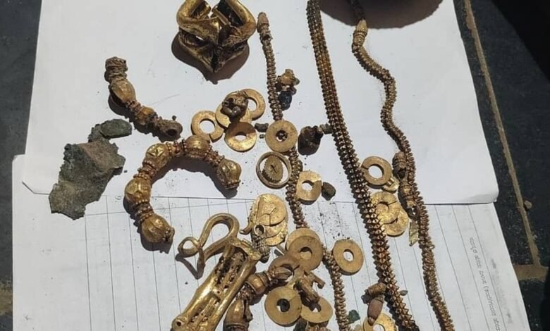 Ancient treasure unearthed during foundation digging in historic Lakkundi village