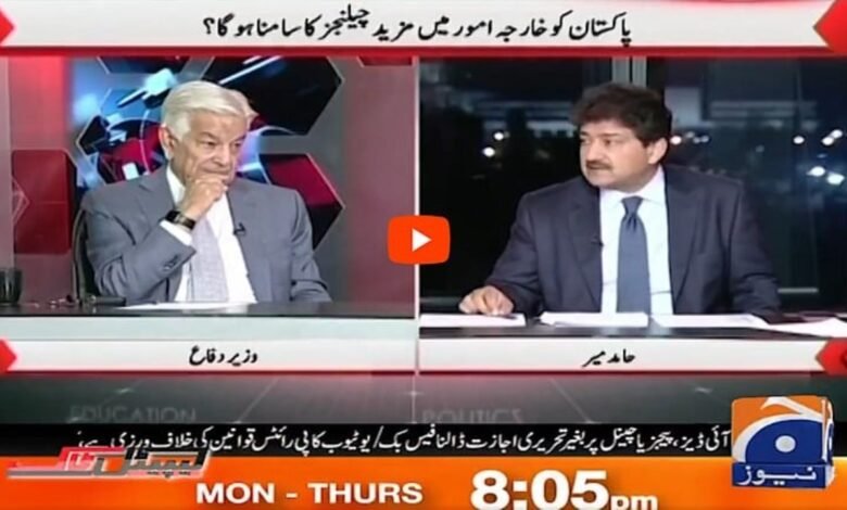 Pakistan defence minister Khawaja Asif thrown off TV show after calling for Netanyahu’s ‘abduction’ by US, Turkey