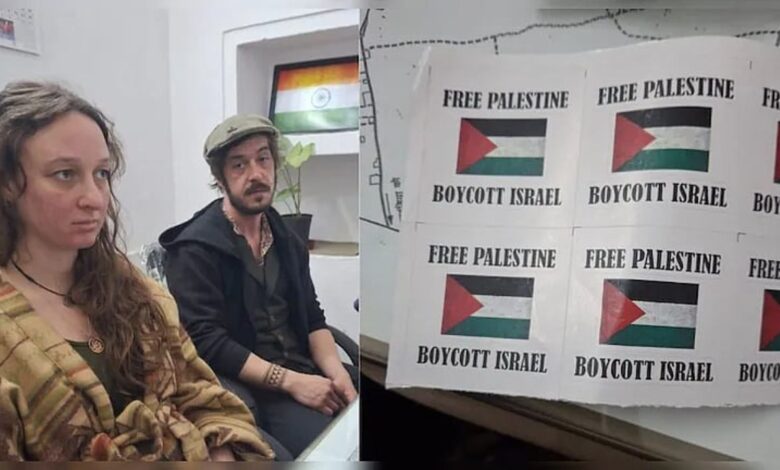 British couple asked to leave India for pro-Palestine stickers in Ajmer