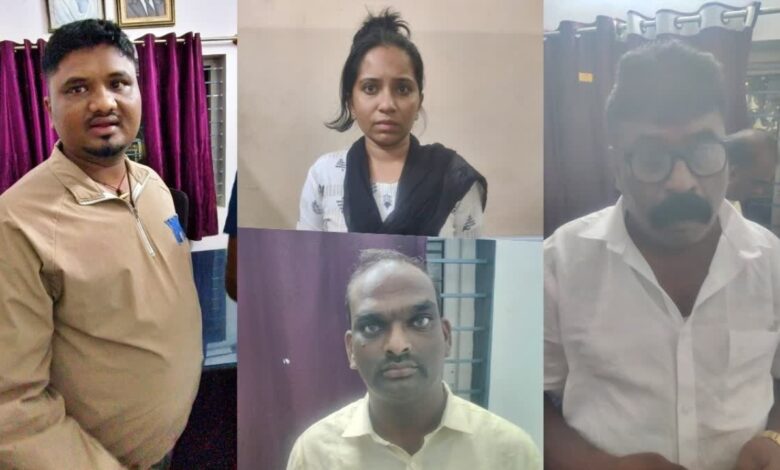 Honey trap gang busted in Davanagere; four arrested for blackmailing businessman