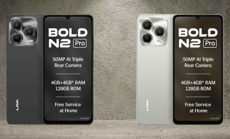 Lava Bold N2 Pro Debuts in India with 50MP Camera and Smooth Display at Budget Price