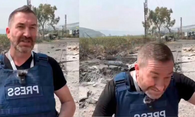 Missile strikes near journalists in Lebanon amid escalating Israel-Iran conflict