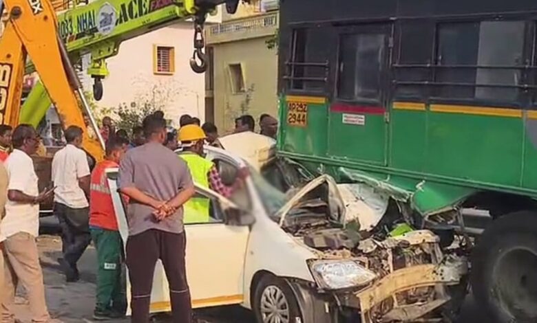 Three from Bengaluru family killed in road accident en route to Tirupati