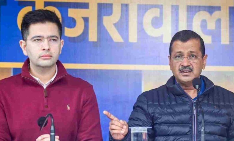 AAP seeks disqualification of 7 rajya sabha mps over merger with bjp