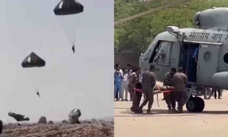 Army colonel injured during parachute training in Ballari, airlifted to Bengaluru
