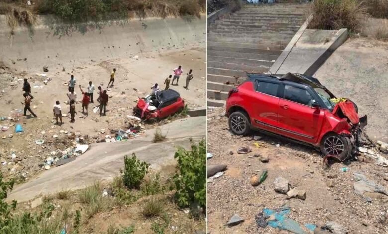 Mother, toddler killed after car plunges into canal near channarayapatna