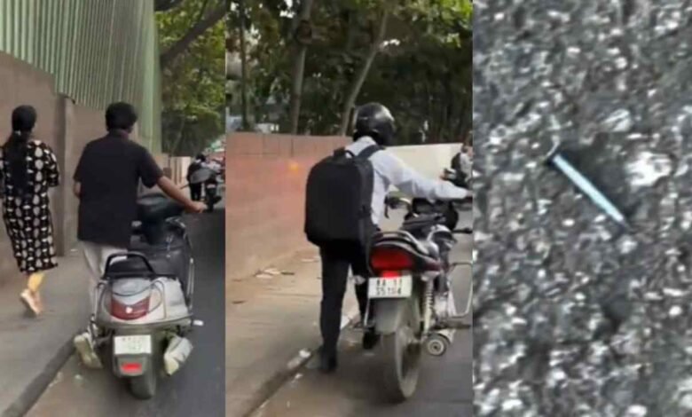 Puncture mafia scare on Bengaluru roads, nails strewn between Hebbal and Goraguntepalya