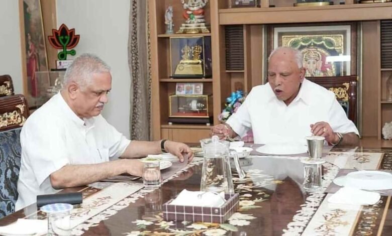 BL Santhosh meets BS Yediyurappa in Bengaluru, discusses party strategy