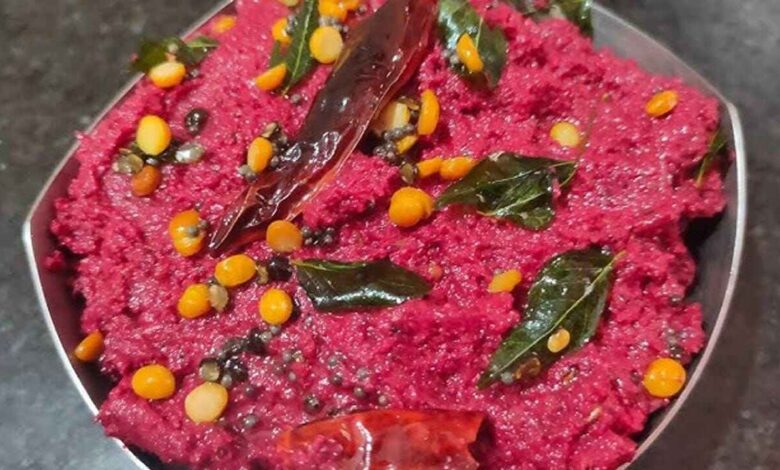 Beetroot Peanut Chutney Emerges as a Flavorful and Nutritious Homemade Delight