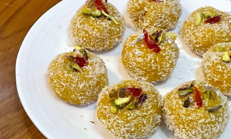 Mango Coconut Laddu Becomes the Summer Sweet Everyone Wants to Try at Home
