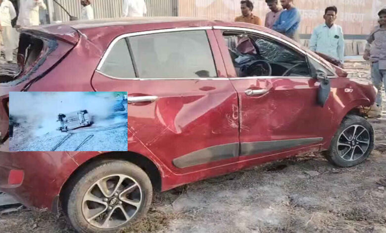 Car Destroyed and Engine Thrown 50 Feet Yet Four Youths Escape Unhurt in Shocking Crash