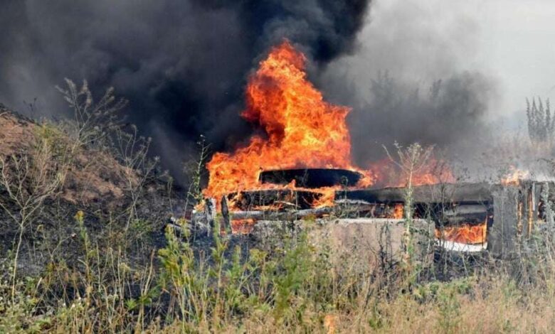 Deadly Gujarat Bus Collision Leaves Six Dead After Vehicle Catches Fire