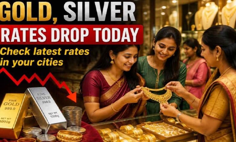 Gold, Silver Rates Drop Today: Check latest rates in your cities