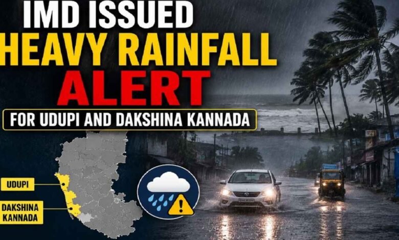 IMD Issued Heavy Rainfall Alert for Udupi and Dakshina Kannada