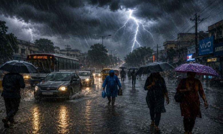 IMD Issued Heavy Rainfall Alert in Karnataka for Next 5 days