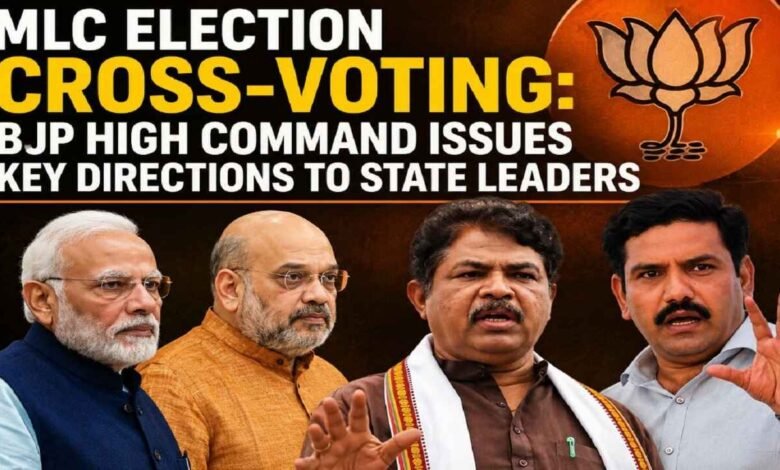 MLC Election Cross-Voting: BJP High Command Issues Key Directions to State Leaders