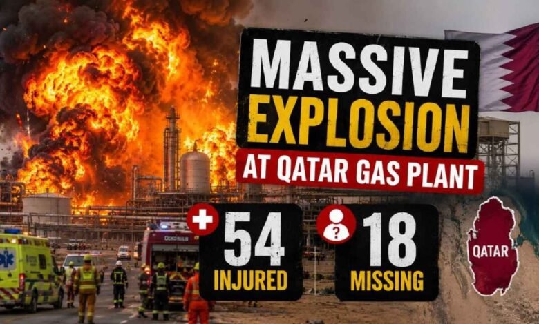 Massive Explosion at Qatar Gas Plant: 54 Injured, 18 Missing