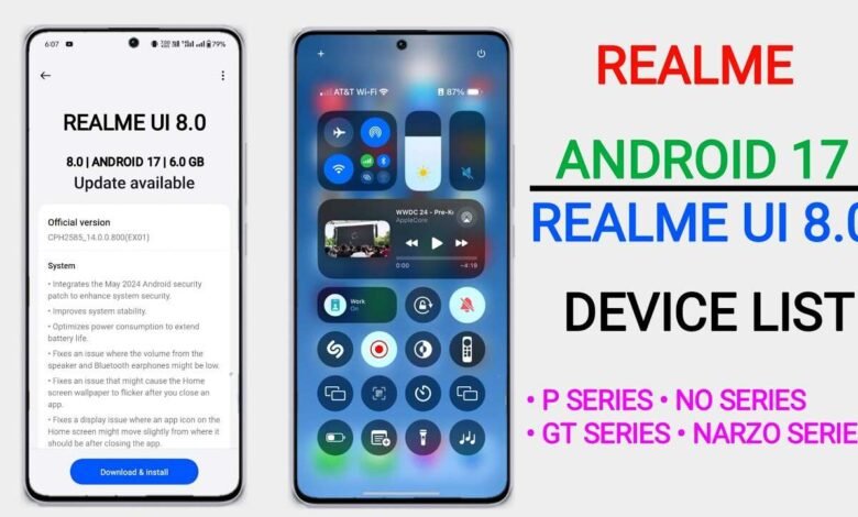 Realme Android 17 Update List Revealed More Than 50 Devices Set to Get New Features