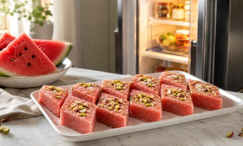 Watermelon Burfi Recipe Brings Melt in Mouth Sweet Made in Minutes at Home
