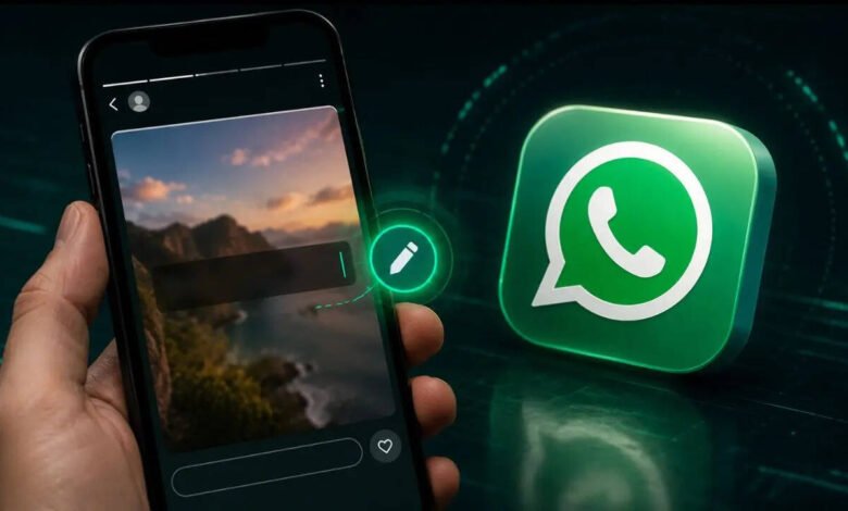 WhatsApp Testing Status Caption Editing Feature to Fix Mistakes After Posting