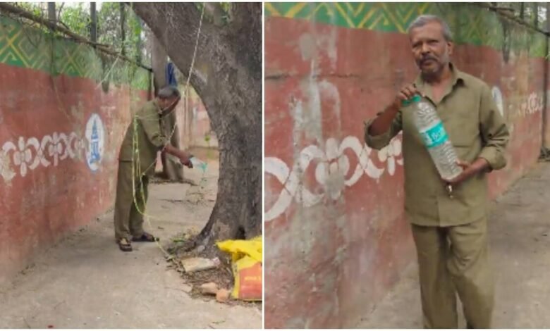 Bengaluru Citizen Makes Auto Driver Clean Footpath After Public Urination Incident