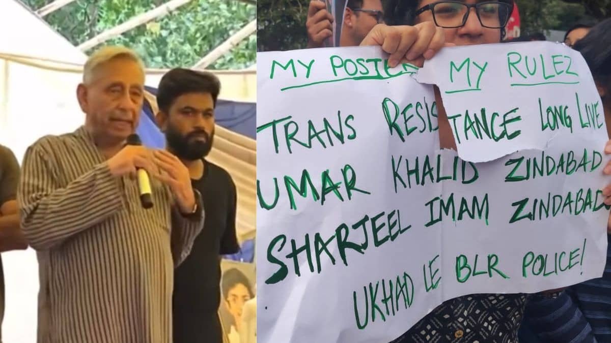 Controversy Erupts at Bengaluru NEET Protest After Posters Supporting Umar Khalid Displayed