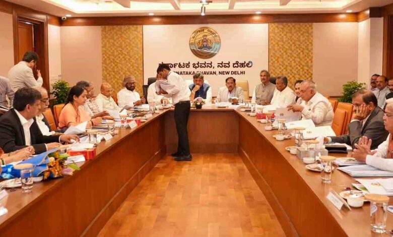 DK Shivakumar Holds All Party Karnataka MPs Meeting in Delhi to Push Pending State Projects