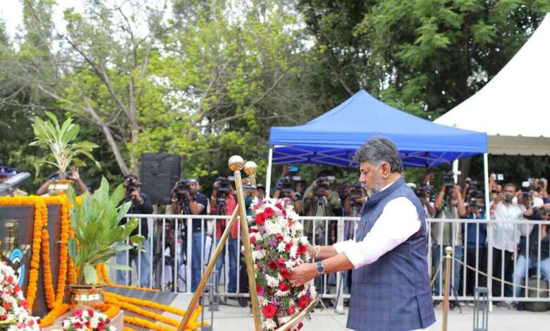DK Shivakumar Pays Tribute on Kargil Vijay Diwas Comments on Dharmendra Pradhan Resignation