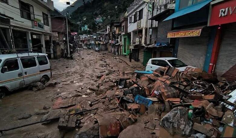 Flash Floods Trigger Widespread Damage in Jammu and Kashmir Doda District