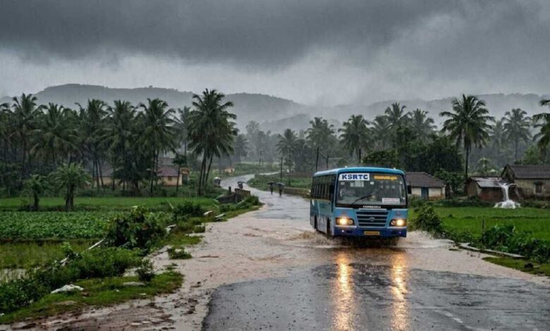 Heavy Rainfall Across Karnataka for Next 3 Days: Issued Alert for Several Districts
