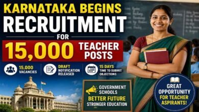 Karnataka Begins Recruitment for 15,000 Teacher Posts