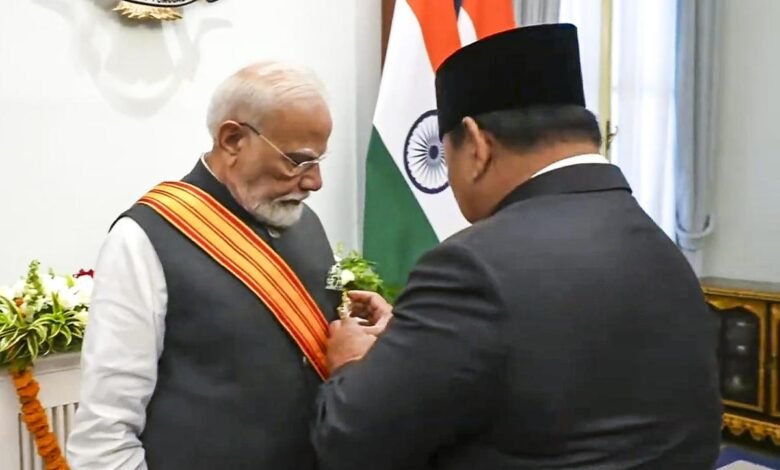 PM Modi Receives Indonesia Highest Civilian Honour During Jakarta Visit