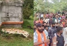 Protests Erupt in Madikeri After Grave Like Structure Found Inside Temple Premises