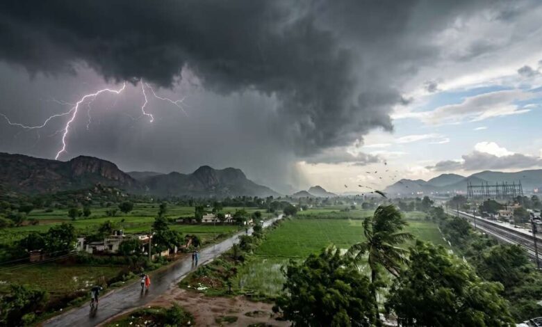 Rain and Strong Winds Likely Across Coastal and Interior Karnataka During Next Twenty Four Hours