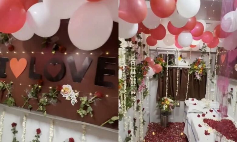 Romantic Train Cabin Decoration Sparks Safety Concerns and Railway Action