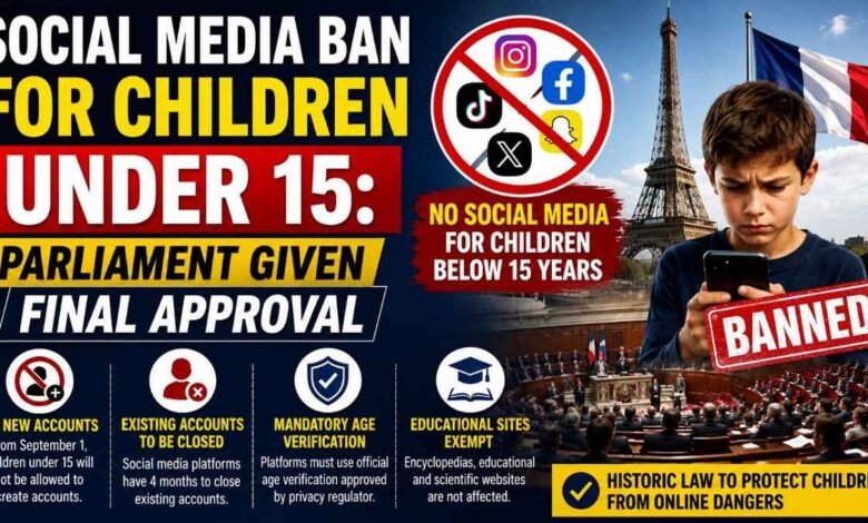 Social Media Ban for Children Under 15: Parliament Given Final Approval