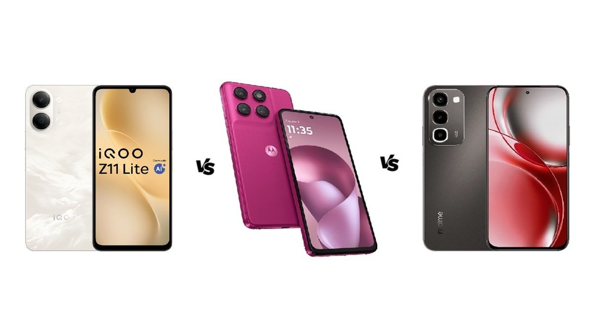 iQOO Z11 Lite vs Realme Narzo 100x 5G vs Moto G77 Power Which Smartphone Offers the Best Value