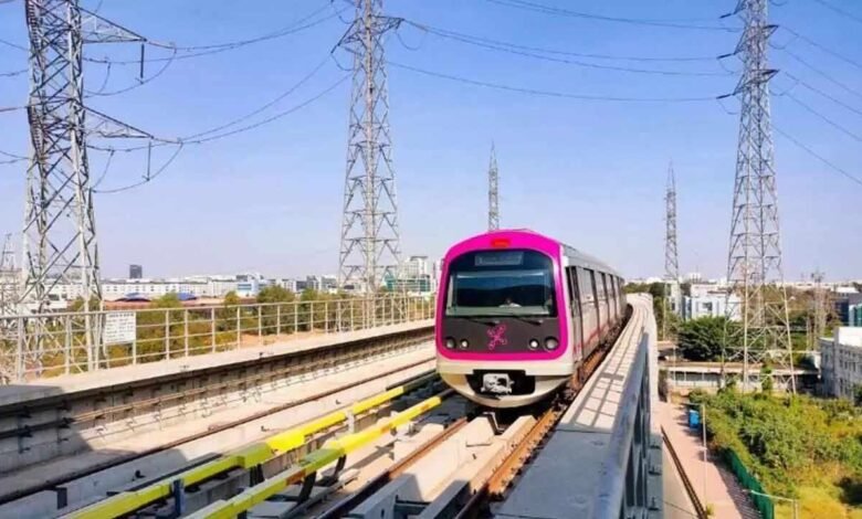 Bengaluru Metro Purple Line Speed Reduced During Maintenance Work
