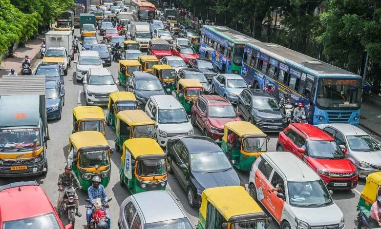 Bengaluru Traffic Congestion Ranks First in India and Second Globally