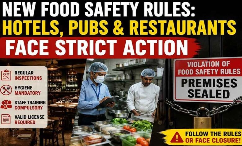 New Food Safety Rules: Hotels, Pubs & Restaurants Face Strict Action