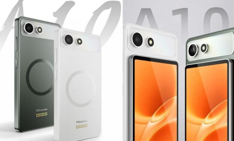 Hisense A10 E Ink Phone Brings Detachable Color Screen And 5G Support