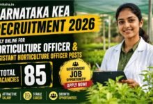 KEA Opens Applications for 80 Group B Horticulture Officer Posts in Karnataka