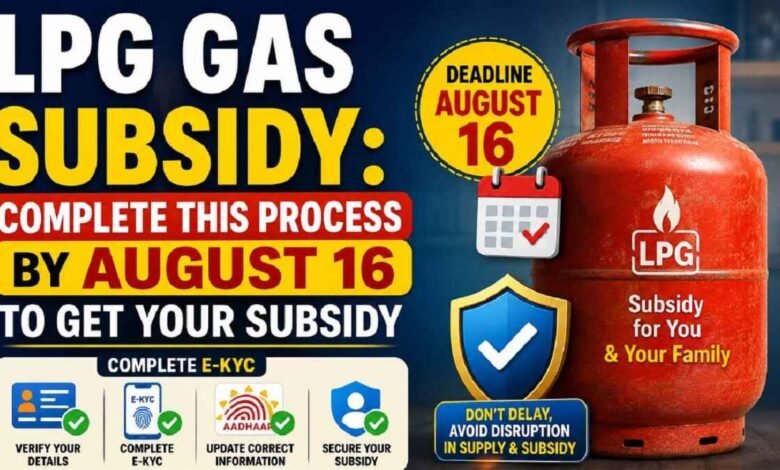 LPG Gas Subsidy: Complete This Process by August 16 to Get Your Subsidy