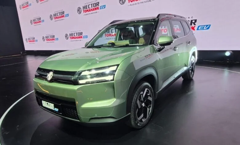 MG Motor Hector Tomahawk EV Launched With 517 Km Range and BaaS Option