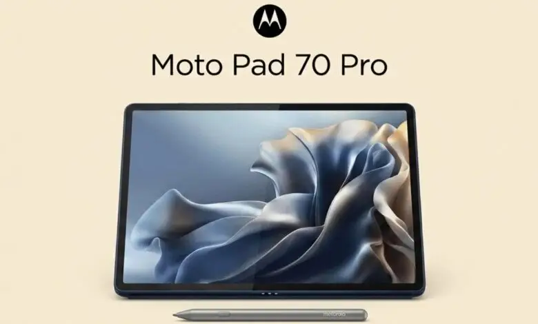 Moto Pad 70 Launched in India With 10200mAh Battery and Moto Pen Support