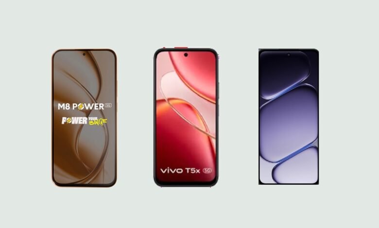 Poco M8 Power vs Vivo T5x 5G vs OnePlus Nord CE6 Lite Which Smartphone Offers the Best Value Under Rs 30000