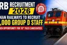 RRB Recruitment 2026: Indian Railways to Recruit 30,000 Group D Staff