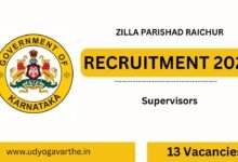 Raichur ZP Recruitment 2026 Offers 65 Jobs for PUC Pass Candidates