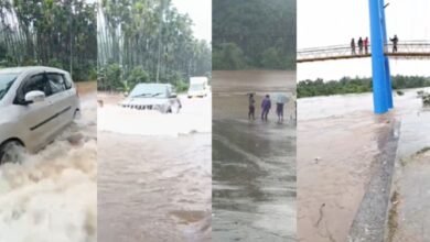 Relentless Rain Triggers Flood Fears Across Chikkamagaluru as Tunga and Bhadra Rivers Overflow