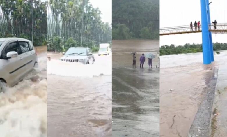 Relentless Rain Triggers Flood Fears Across Chikkamagaluru as Tunga and Bhadra Rivers Overflow